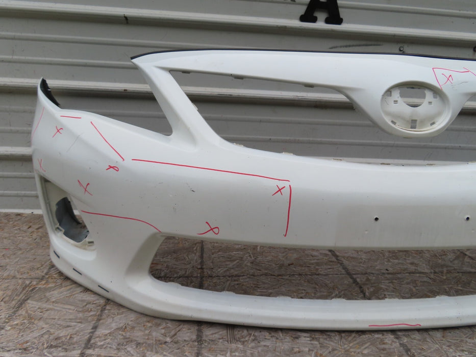 2011-2013 TOYOTA COROLLA S 4DR SEDAN FRONT BUMPER COVER PANEL OEM 52119-02B80