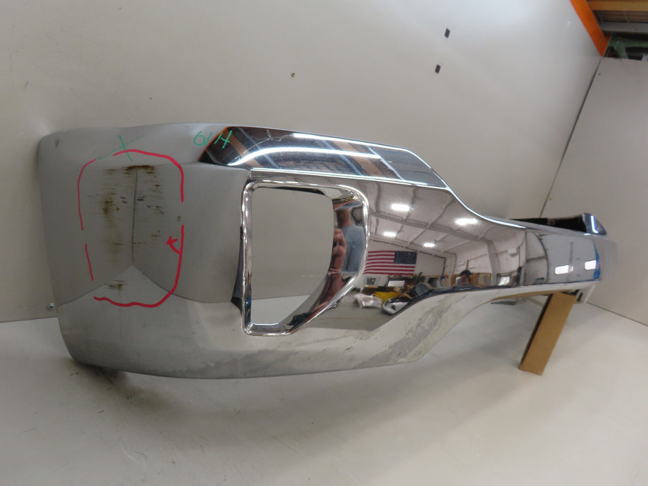 2016-2019 CHEVROLET SILVERADO 1500 FROMT BUMPER METAL CHROME OEM