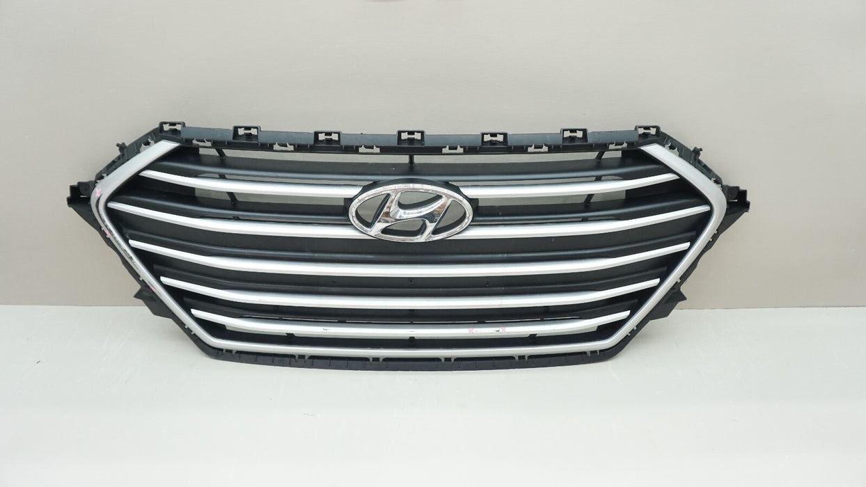 2017-2018 HYUNDAI ELANTRA FRONT UPPER RADIATOR GRILLE GRILL 86350-F3000 OEM