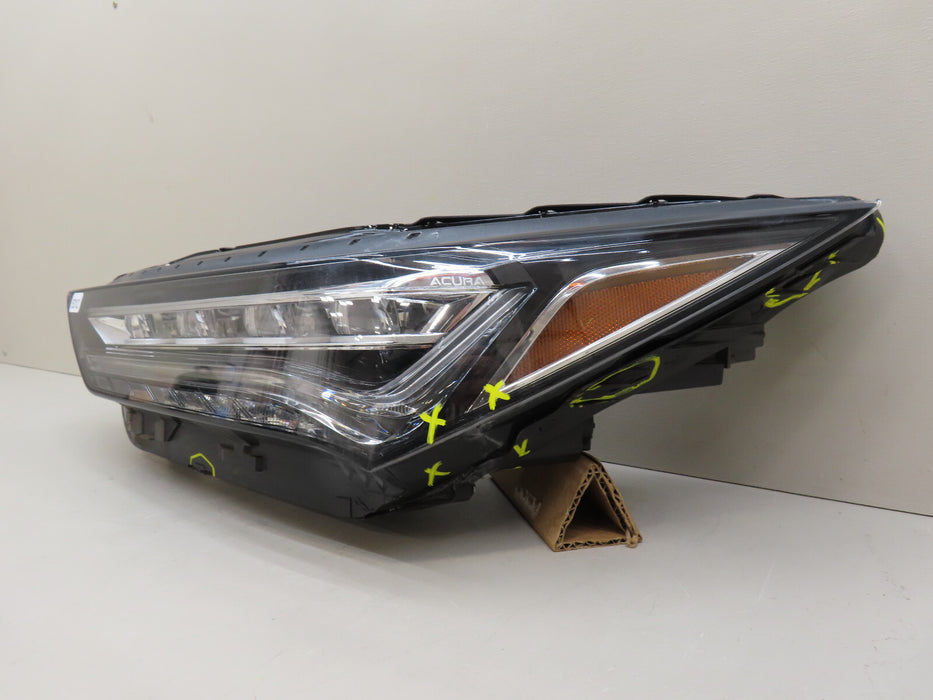 2022 2023 ACURA MDX FRONT LEFT DRIVER HEADLIGHT FULL LED OEM