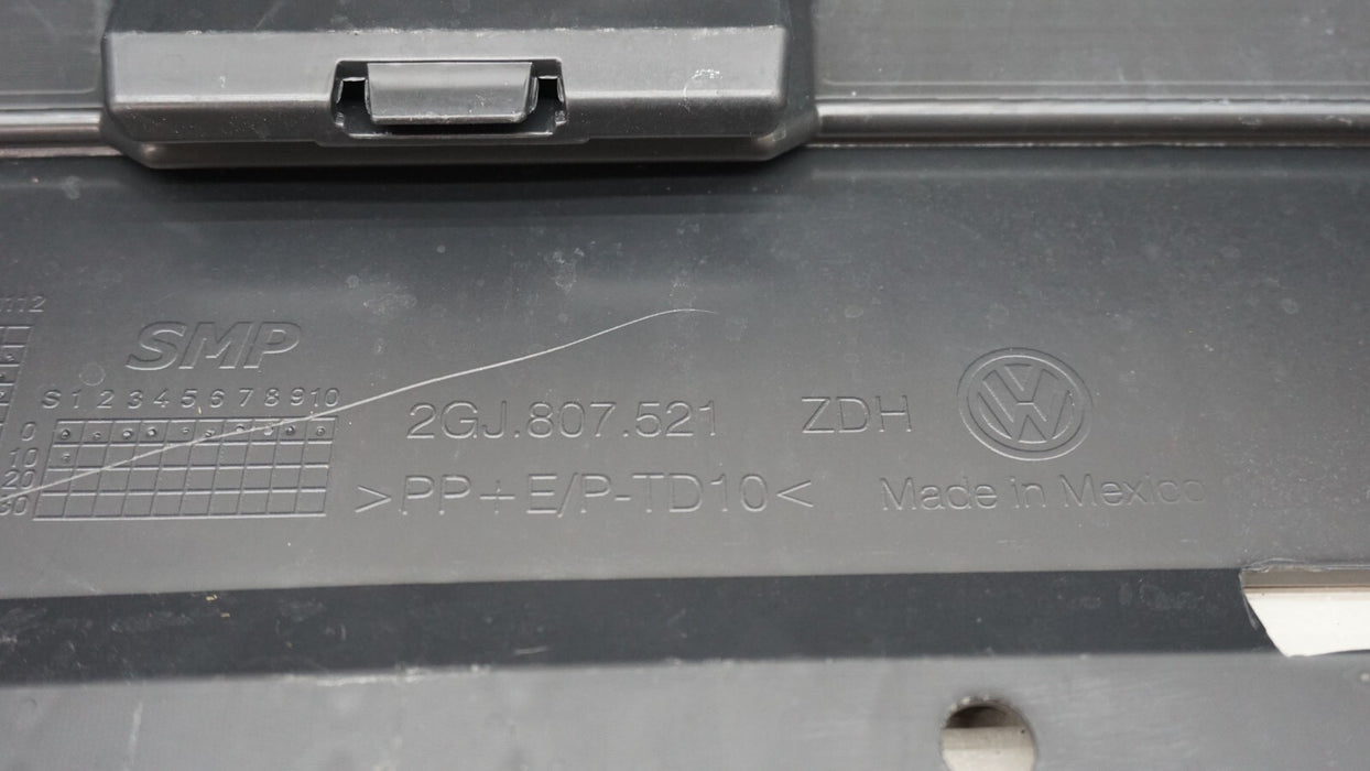2022-2023 VOLKSWAGEN TAOS REAR LOWER BUMPER COVER VALANCE OEM 2GJ807521