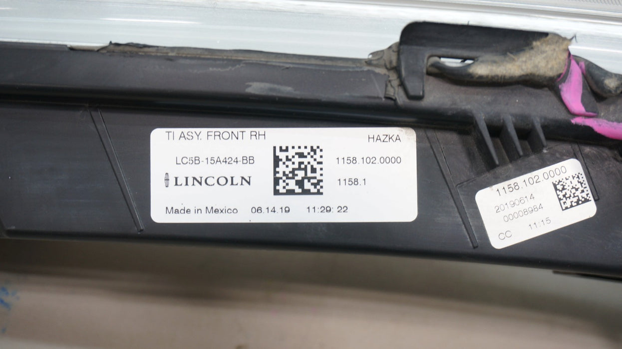 2020-2023 LINCOLN AVIATOR FRONT RIGHT PASSENGER SIDE FOG LIGHT OEM LC5B-15A424-B