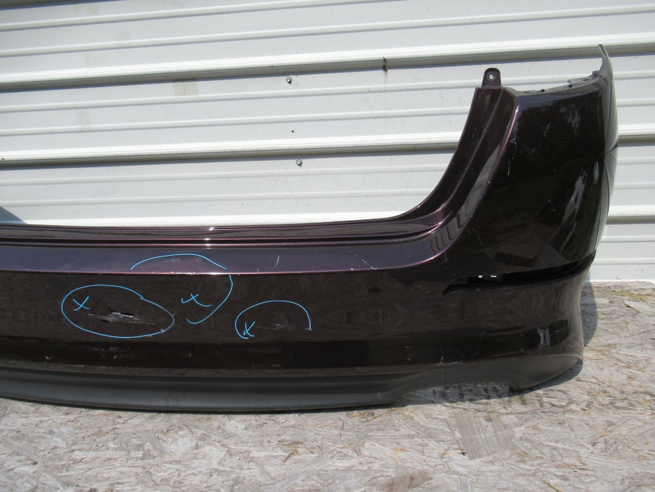 2014-2015 KIA OPTIMA REAR BUMPER COVER PANEL BLACK PLASTIC 86612-4C500 OEM
