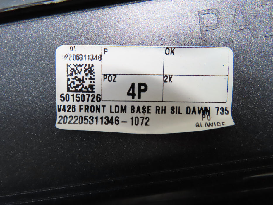 2022 VOLVO XC60 DOOR RIGHT SIDE TRIM MOLDING OEM 31440303