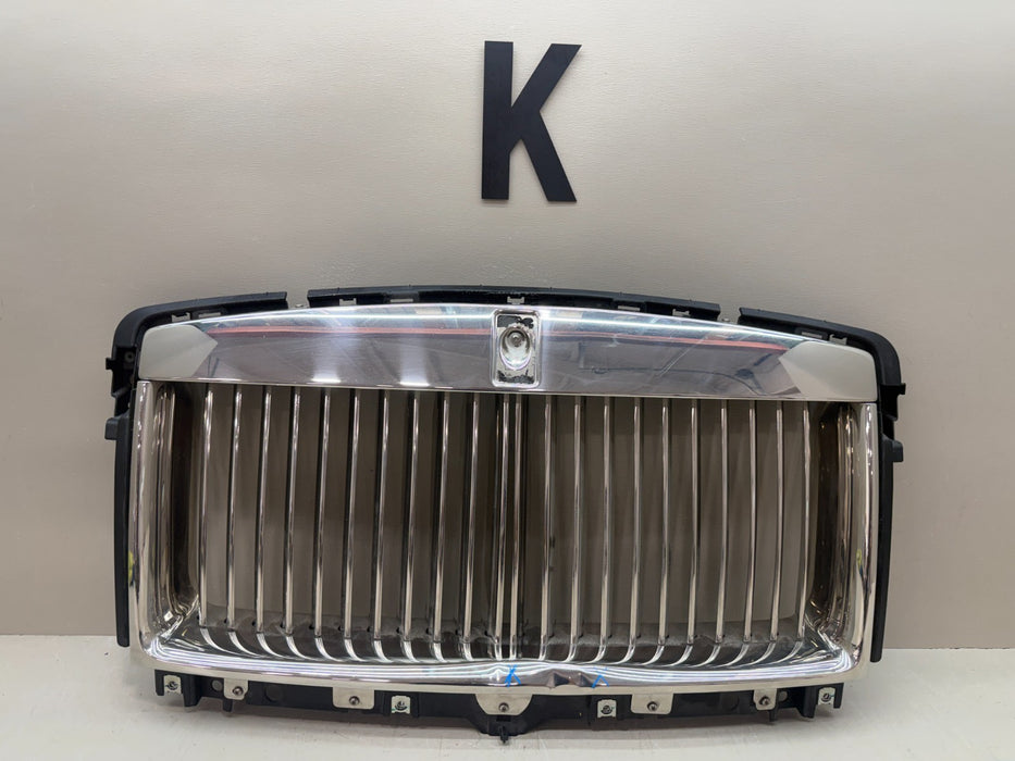 2010-2014 ROLLS ROYCE GHOST FRONT RADIATOR GRILLE CHROME OEM 51117198866