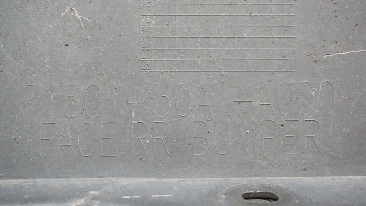 2023-2025 HONDA ACCORD REAR BUMPER COVER PANEL 71501-30A-A000 OEM