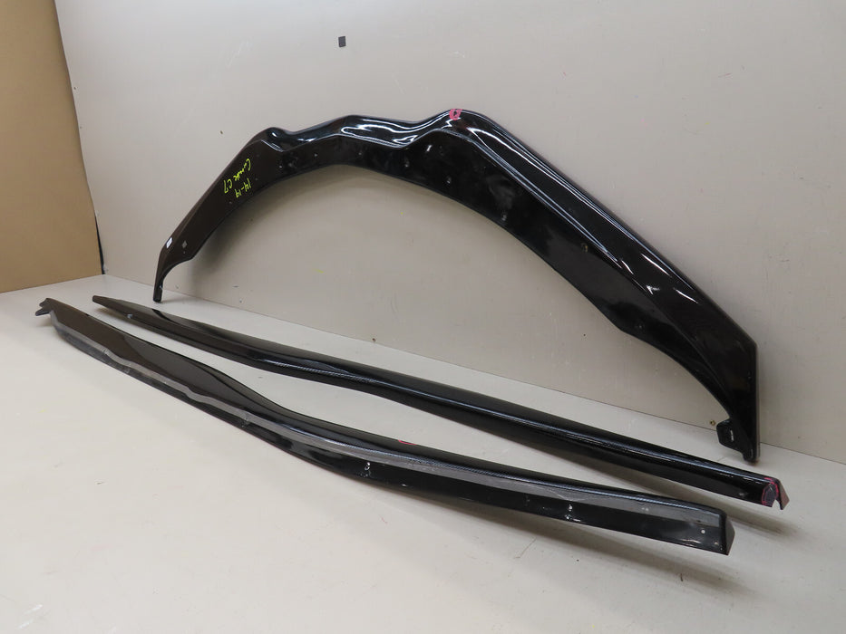 2014-2019 CHEVROLET CORVETTE C7 FRONT LIP SPOILER 2 SIDE SKIRT AFTERMARKET