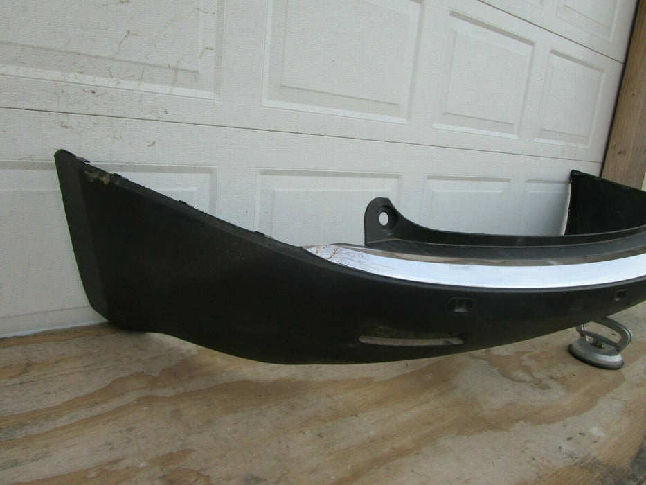 2007-2012 GMC ACADIA REAR BUMPER COVER PANEL PLASTIC W/ SENSOR HOLES OEM