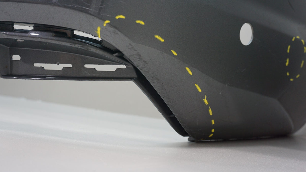 2017-2019 AUDI Q7 REAR LOWER BUMPER COVER VALANCE OEM 4M0807527B