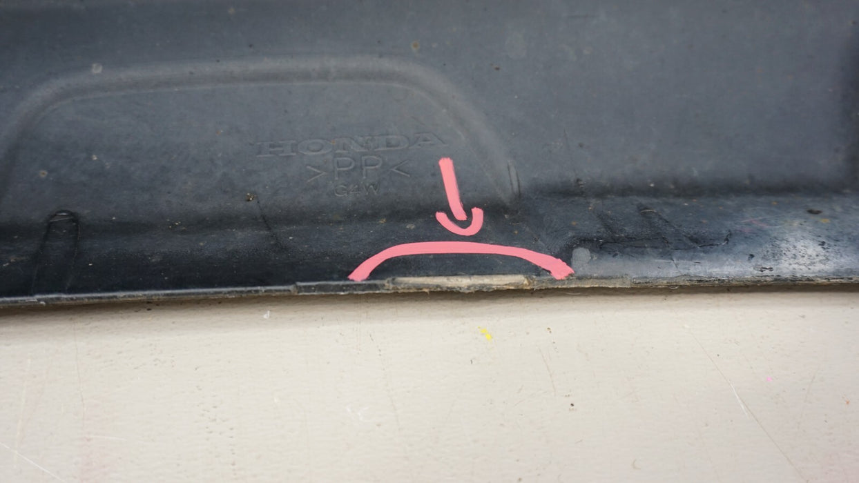 2007-2009 ACURA RDX BASE 4DR SUV REAR BUMPER COVER PANEL OEM 71501-STKA-A000