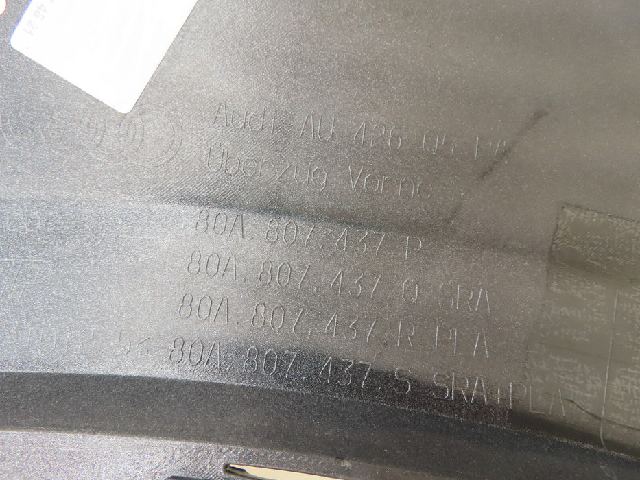 2021-2023 AUDI Q5 FRONT BUMPER COVER OEM 80A807437P