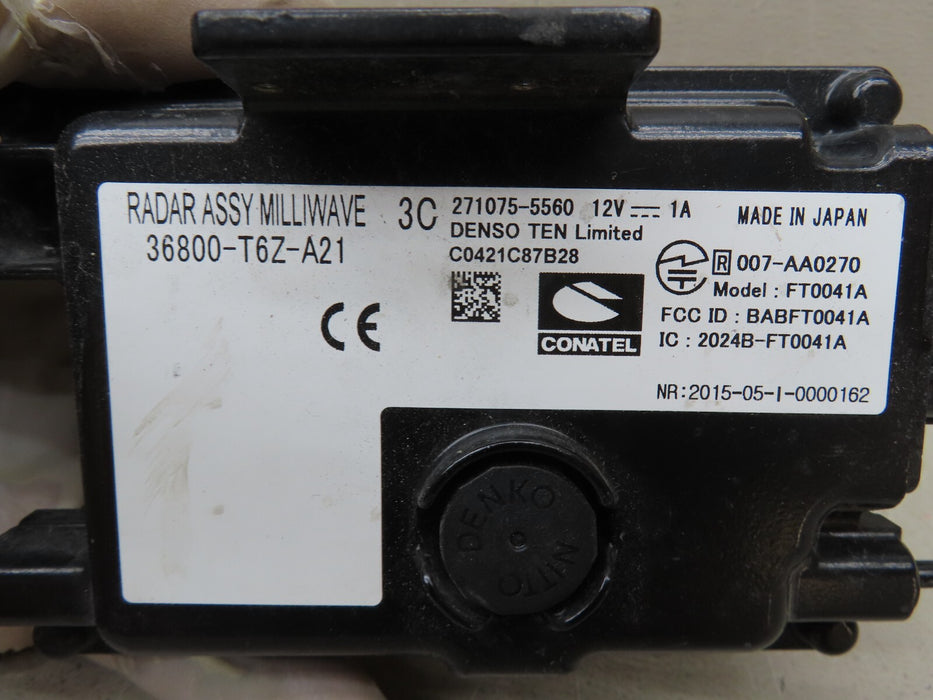 2021-2022 HONDA RIDGELINE FRONT CRUISE DISTANCE SENSOR RADAR OEM 36800-T6Z-A21