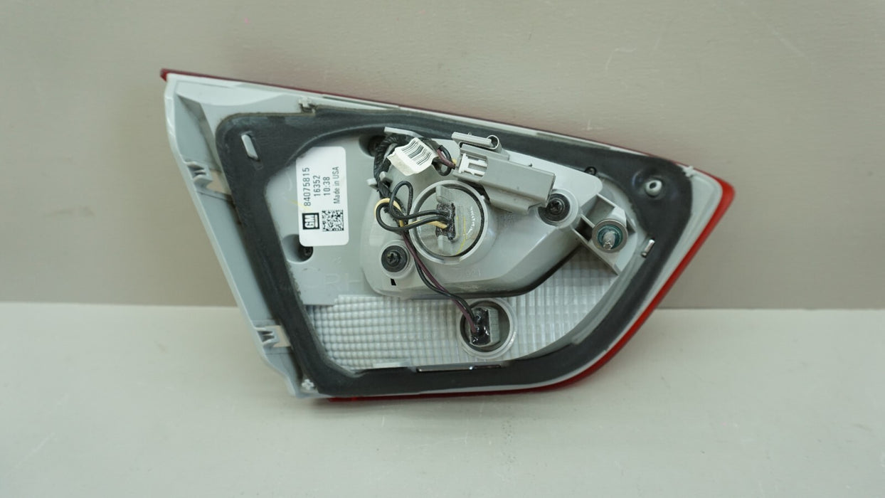 2016-2017 CHEVROLET CRUZE SEDAN REAR RIGHT INNER TAIL LIGHT LAMP OEM 84075815