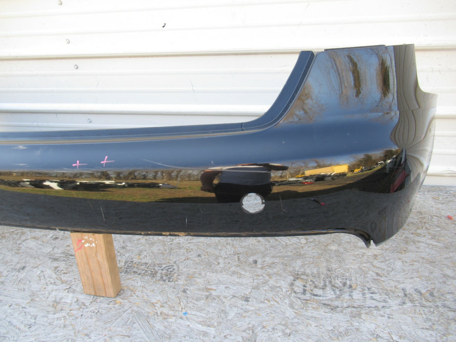 2009-2012 AUDI A4 REAR BUMPER COVER PANEL W/O PARKING SENSOR HOLES PLASTIC OEM