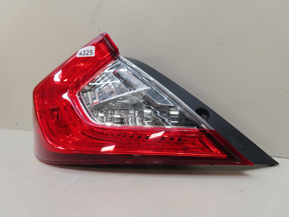 2016-2020 HONDA CIVIC SEDAN REAR LEFT DRIVER SIDE OUTER TAIL LIGHT OEM