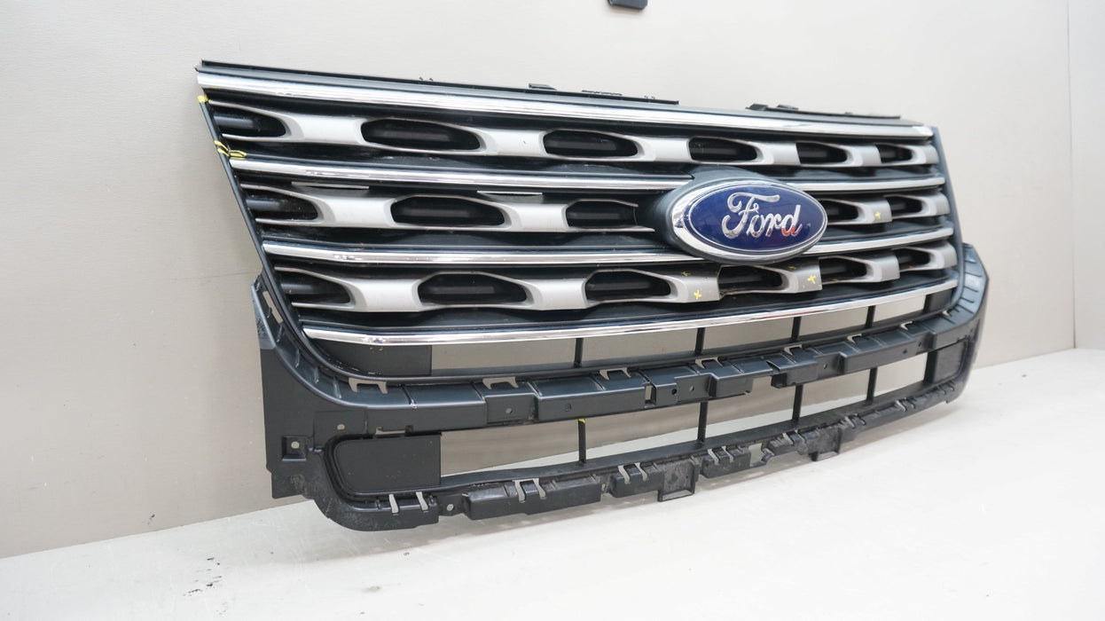 2016-2017 FORD EXPLORER FRONT BUMPER RADIATOR GRILLE OEM FB5Z8200AB