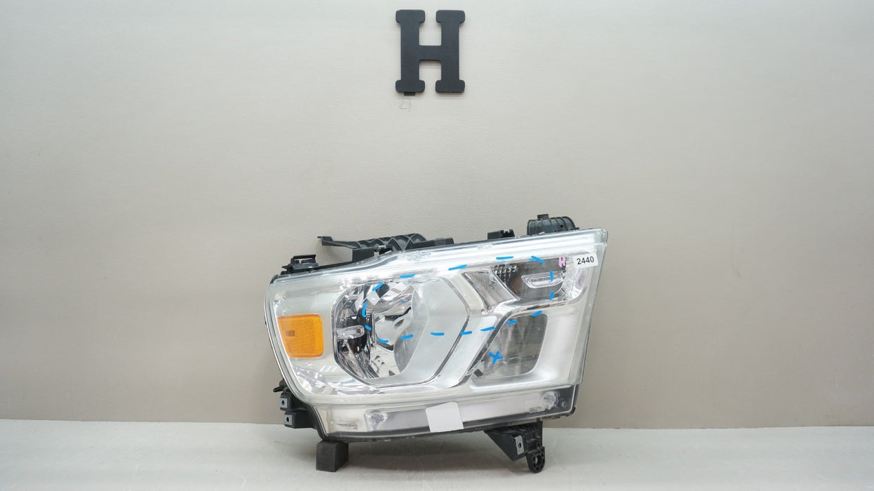 2019-2024 DODGE RAM 1500 FRONT RIGHT PASSENGER SIDE HALOGEN HEADLIGHT OEM