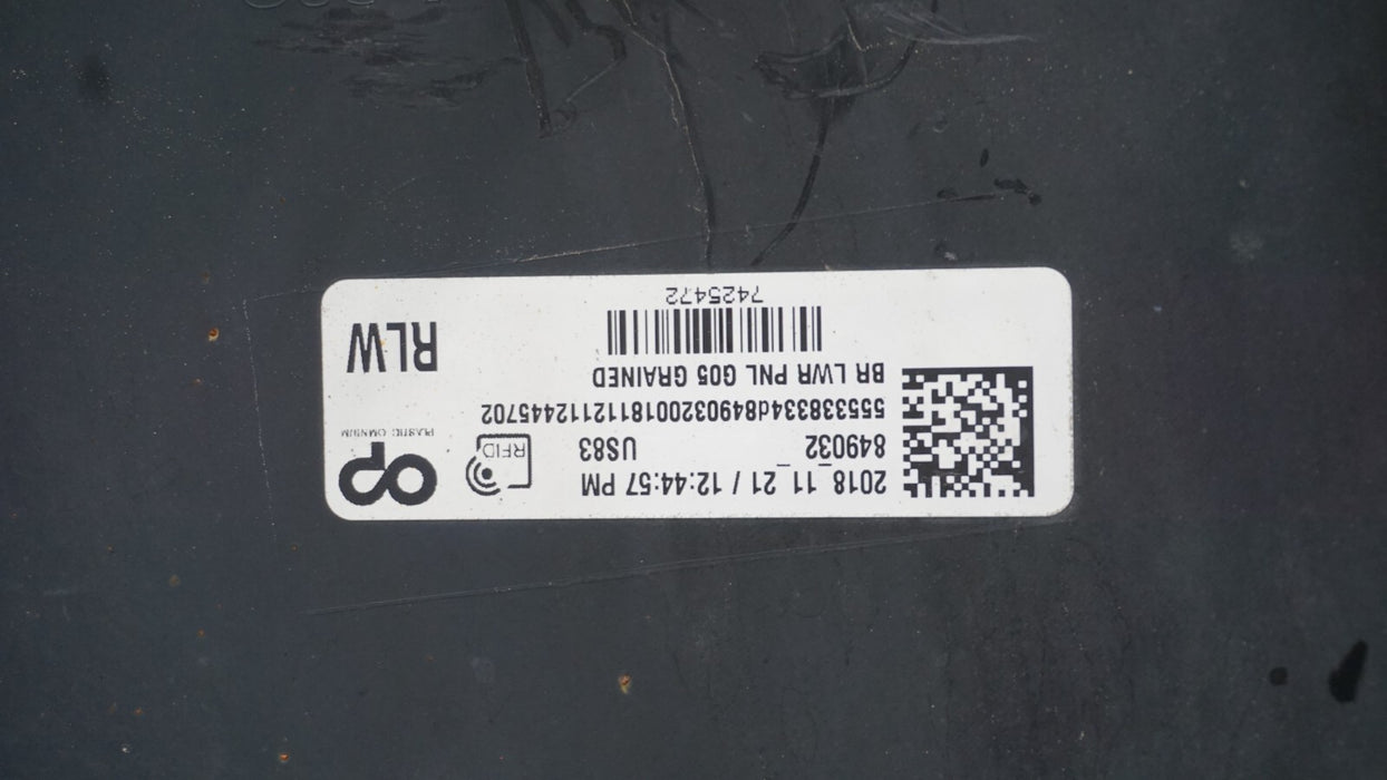 2019-2020 BMW X5 REAR LOWER BUMPER VALANCE PANEL OEM 5112-7425472