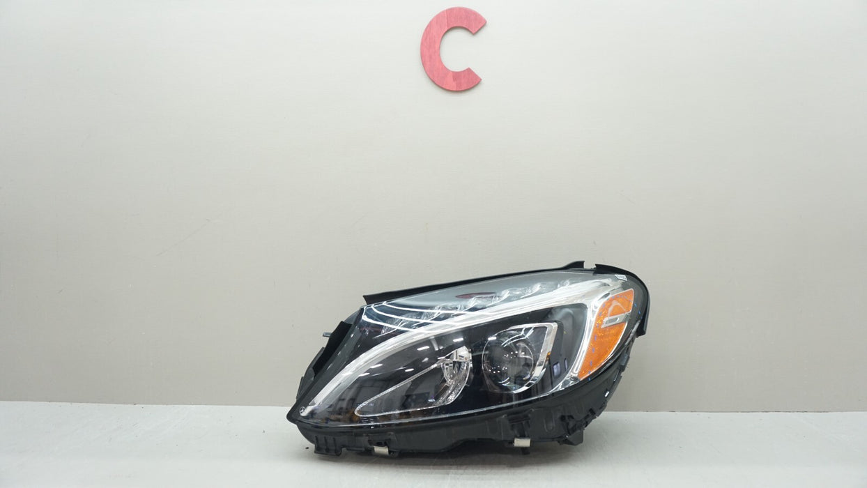 2015-2018 MERCEDES-BENZ C CLASS C300 FRONT LEFT DRIVER SIDE HEADLIGHT OEM