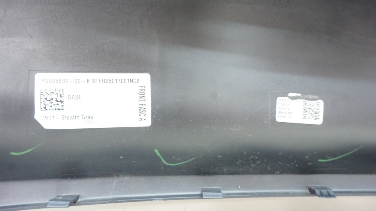2024-2026 TESLA MODEL 3 FRONT BUMPER COVER OEM 200580200B