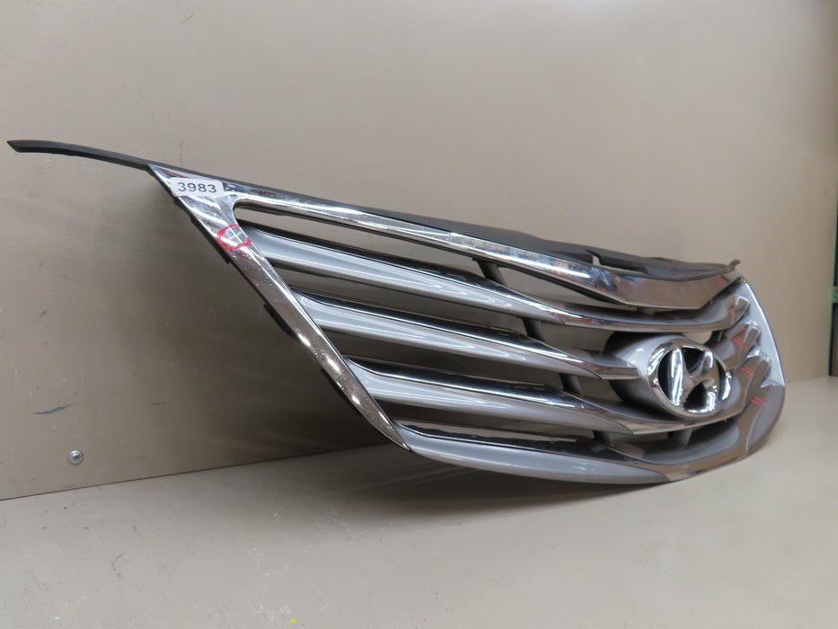 2012-2014 HYUNDAI AZERA FRONT UPPER BUMPER GRILLE W/ EMBLEM OEM 86350-3V000