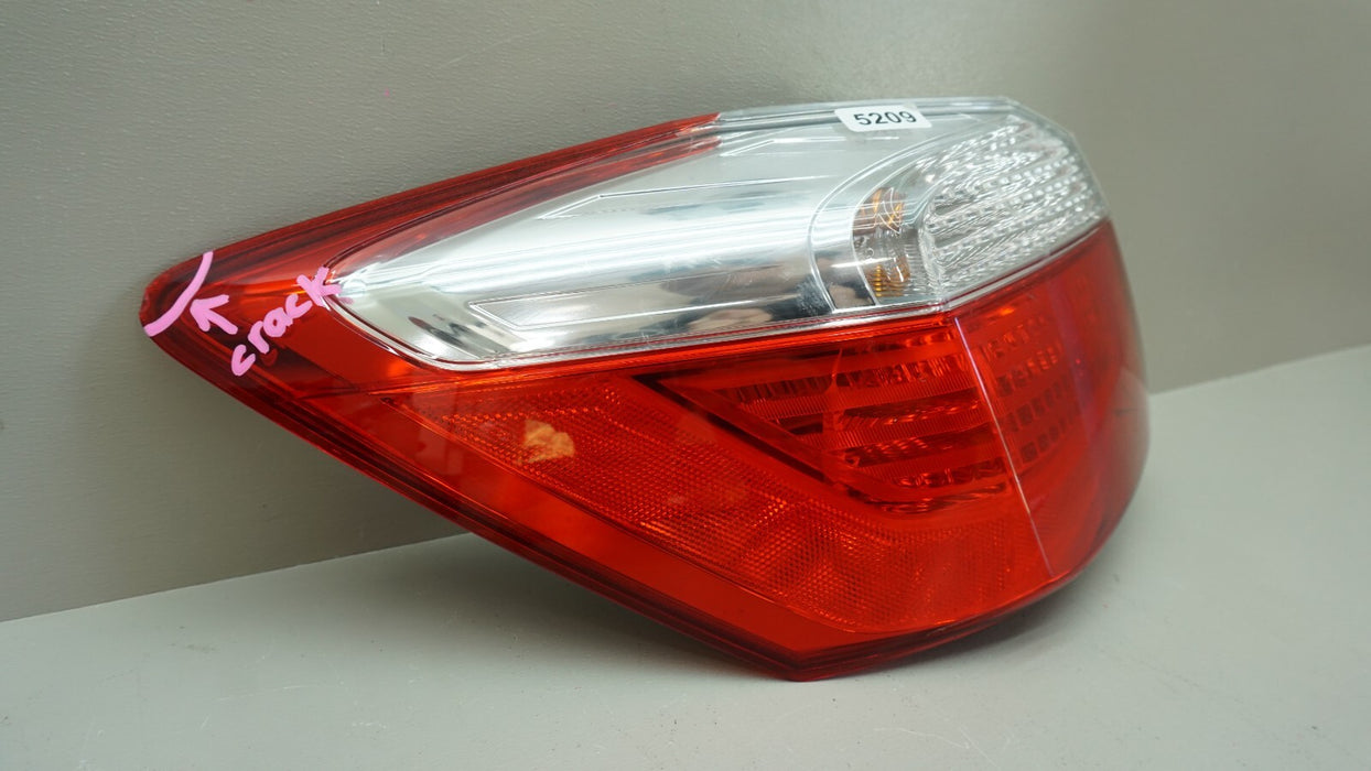 2013-2015 HONDA ACCORD 4DR SEDAN REAR LEFT DRIVER SIDE OUTER TAIL LIGHT LAMP OEM
