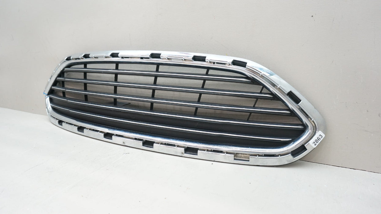 2014-2019 FORD FIESTA FRONT BUMPER UPPER GRILLE GRILL CHROME D2BB-17B968 OEM