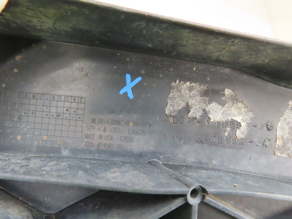 2021 2022 2023 FORD F-150 FRONT LOWER AIR DAM DEFLECTOR COVER OEM ML34-17D997