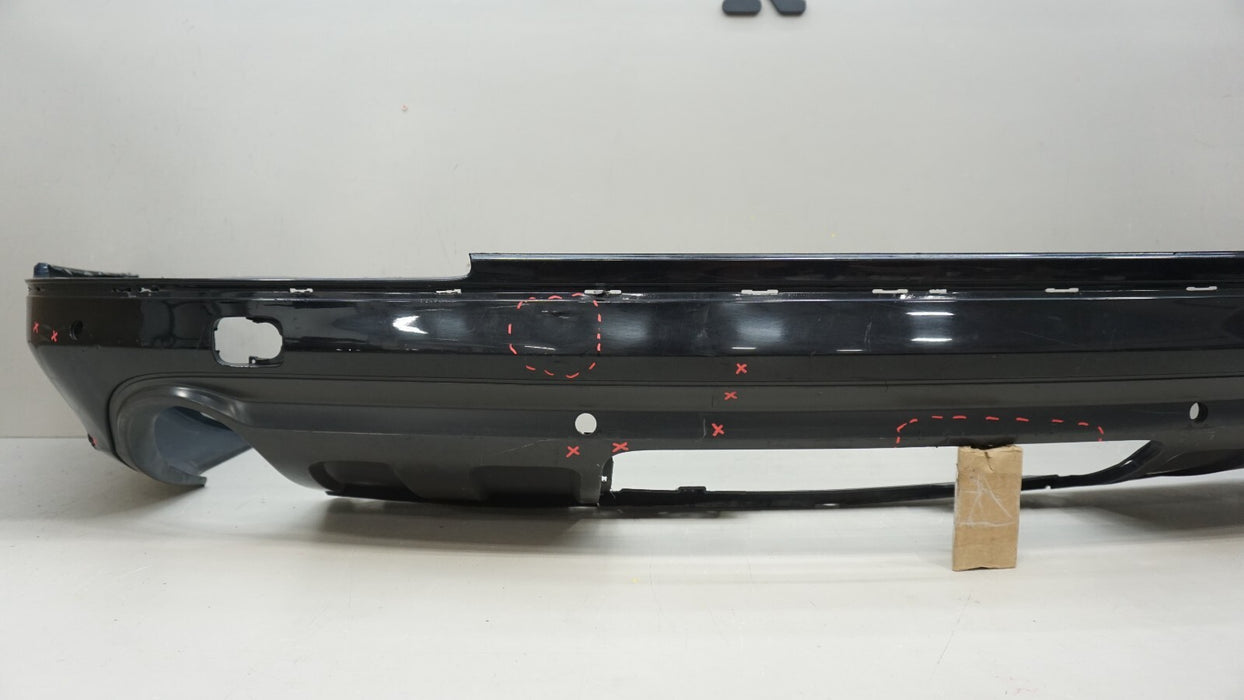 2010-2015 AUDI Q7 REAR LOWER BUMPER COVER PANEL W/ SENSOR HOLE OEM 4L0807521AH