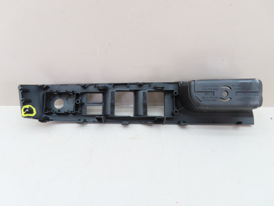 2016-2018 NISSAN TITAN XD 4DR FRONT LEFT WINDOW MIRROR SWITCH BEZEL TRIM SET OEM