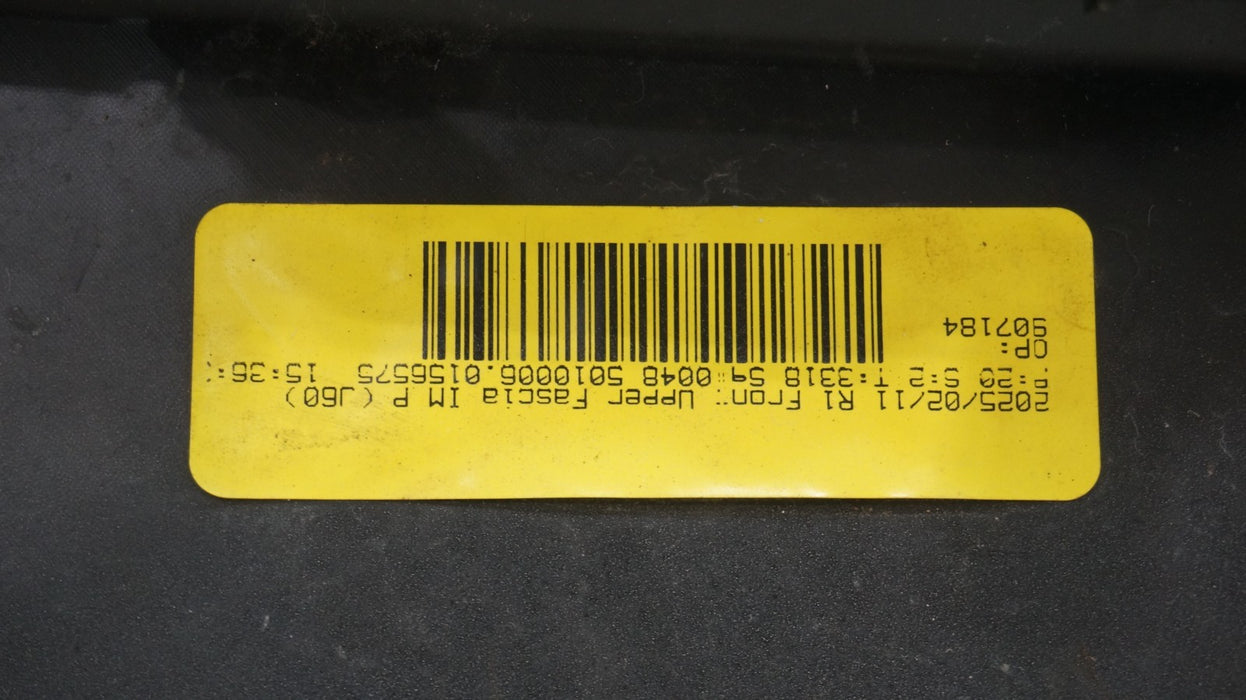 2022-2024 RIVIAN R1T R1S FRONT UPPER BUMPER COVER PANEL OEM PT00002144