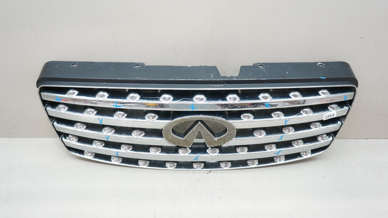 2003-2005 INFINITI FX35 FX45 FRONT UPPER RADIATOR GRILLE OEM 62310-CG000