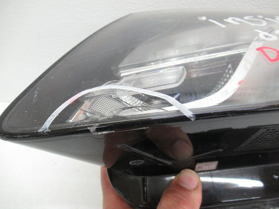2009-2012 AUDI Q5 LEFT DRIVER SIDE HEADLIGHT XENON HEADLAMP LENS OEM