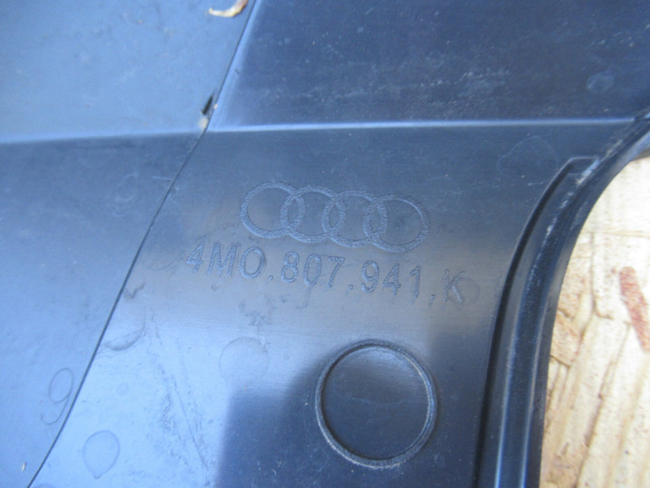 2017-2019 AUDI Q7 REAR LOWER BUMPER COVER VALANCE DIFFUSER OEM