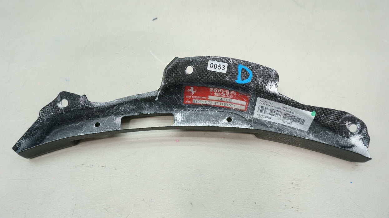 2020-2024 SF90 DRIVER SIDE BUMPER CARBON TRIM WHEEL WELL OEM
