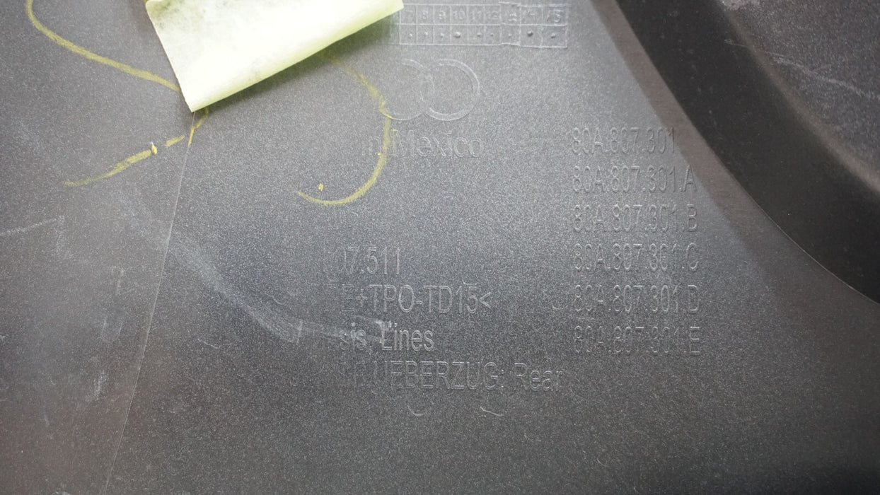 2018-2020 AUDI Q5 REAR FULL BUMPER COVER PANEL 80A807511 OEM 18 19 20