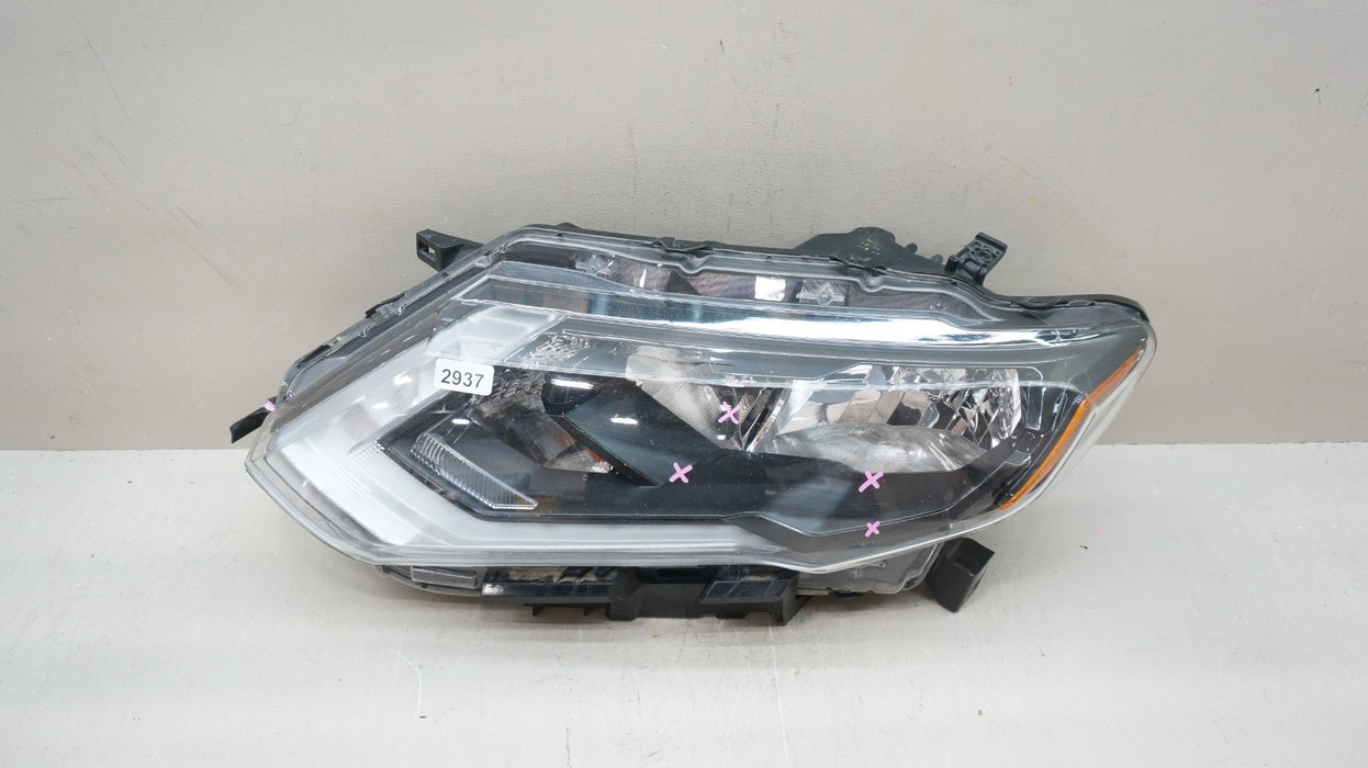 2017-2020 NISSAN ROGUE FRONT LEFT DRIVER SIDE HALOGEN W/ LED HEADLIGHT OEM