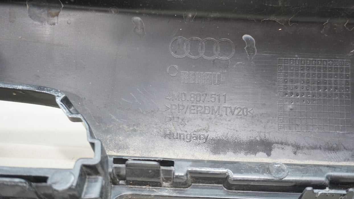 2016-2023 AUDI Q7 REAR UPPER BUMPER COVER 4M0807511 OEM
