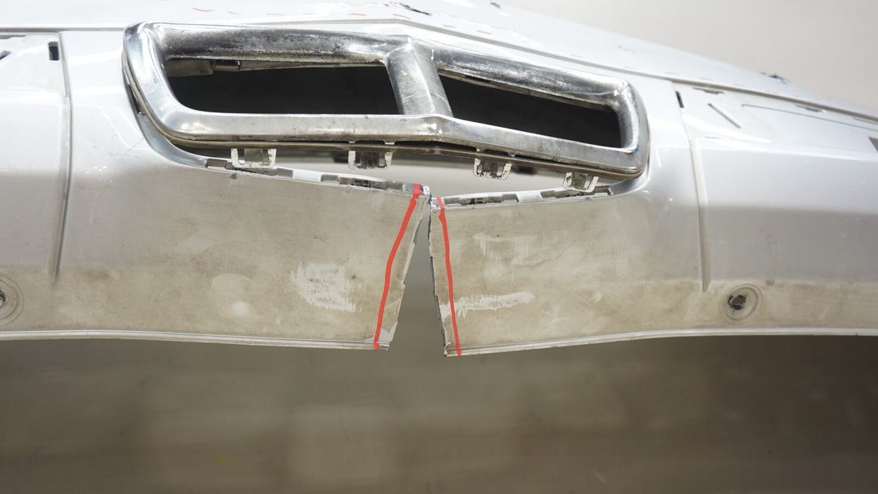 2012-2014 CADILLAC CTS REAR BUMPER COVER W/SENSOR HOLES OEM