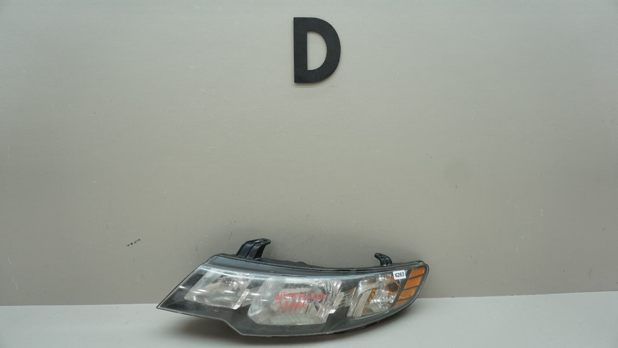 2010-2013 KIA FORTE FRONT LEFT DRIVERS SIDE HEADLIGHT HALOGEN OEM 10 11 12 13
