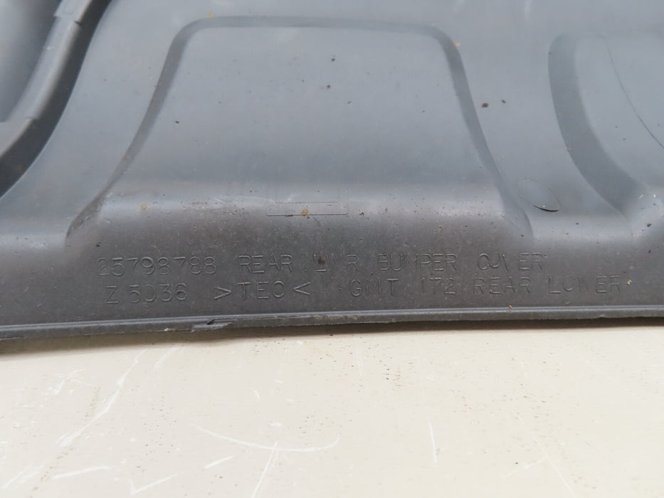 2010-2015 CHEVROLET EQUINOX REAR LOWER BUMPER VALANCE COVER OEM
