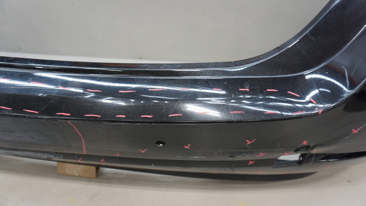 2011-2013 BMW 528I F10 SEDAN REAR BUMPER COVER PANEL W/ SENSOR HOLE OEM 7240372