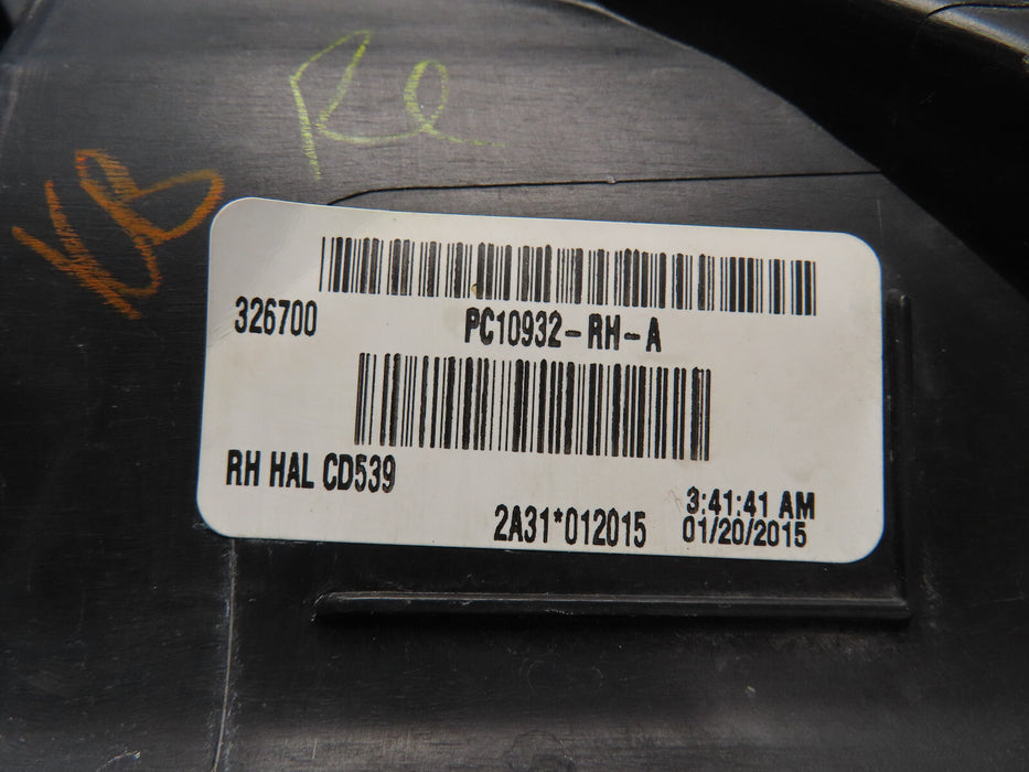 2015 2016 2017 2018 FORD EDGE FRONT RIGHT PASSENGER SIDE HEADLIGHT XENON HID OEM