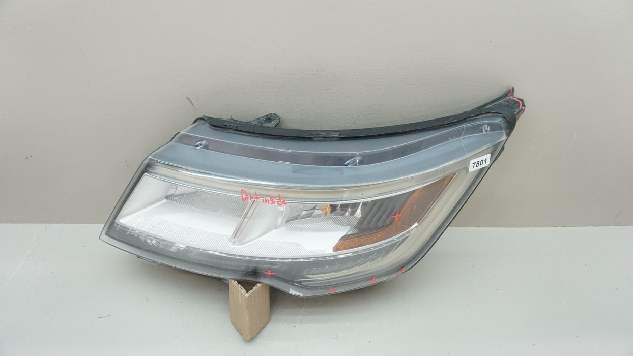 2016-2019 FORD EXPLORER FRONT LH LEFT DRIVER SIDE HEADLIGHT LED OEM 16 17 18 19