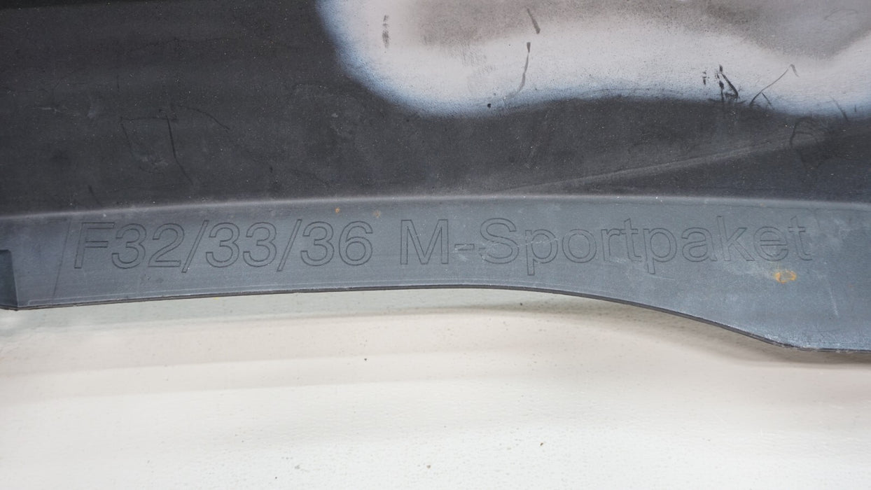 2017-2019 BMW 4 SERIES F32 F33 F36 REAR LOWER BUMPER VALANCE COVER OEM