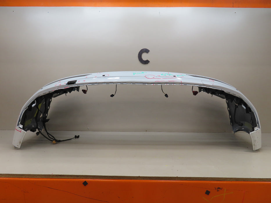 2018-2020 AUDI Q5 SQ5 S LINE REAR BUMPER COVER W/ MIDDLE VALANCE OEM 80A807301