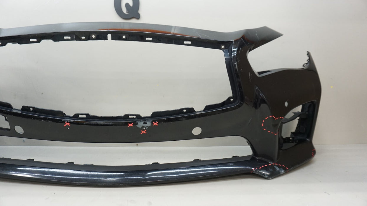 2014-2017 INFINITI Q50 FRONT BUMPER COVER PANEL PLASTIC OEM 620224HD0H
