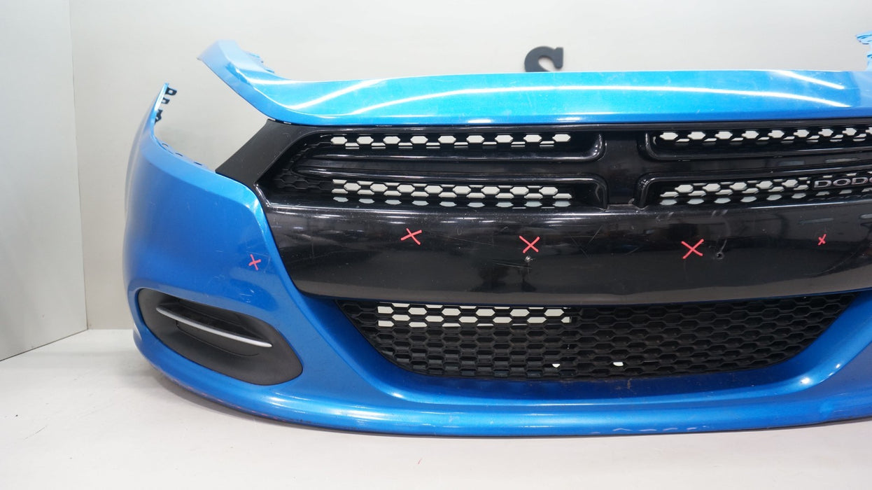 2013-2016 DODGE DART FRONT COMPLETE BUMPER COVER OEM 1TS71TRMA