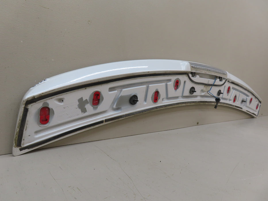 2012-2014 SUBARU LEGACY REAR WHITE TRUNK SPOILER OEM E721SAJ010