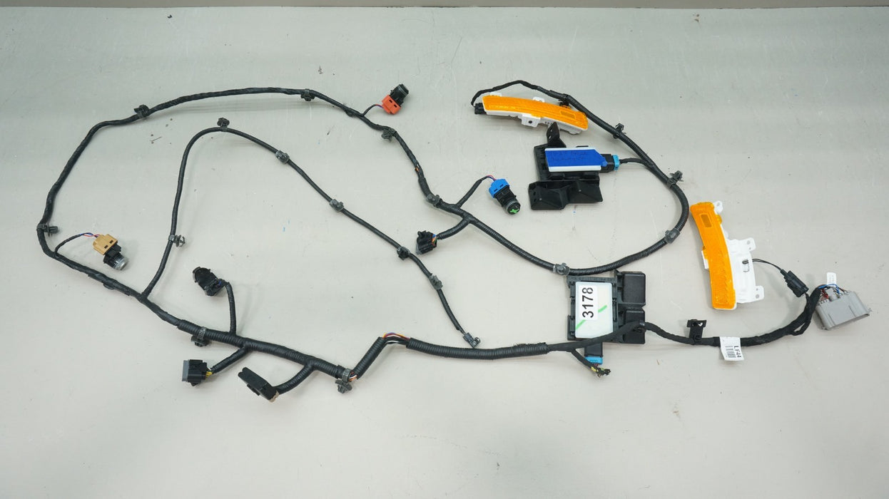 2023-2025 HYUNDAI PALISADE FRONT COMPLETE BUMPER WIRING HARNESS & SENSORS OEM
